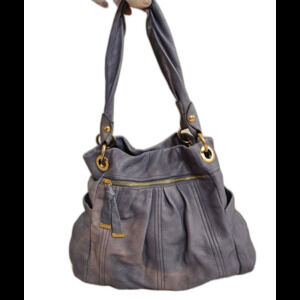 Makowsky Blue leather shoulder bag Travel